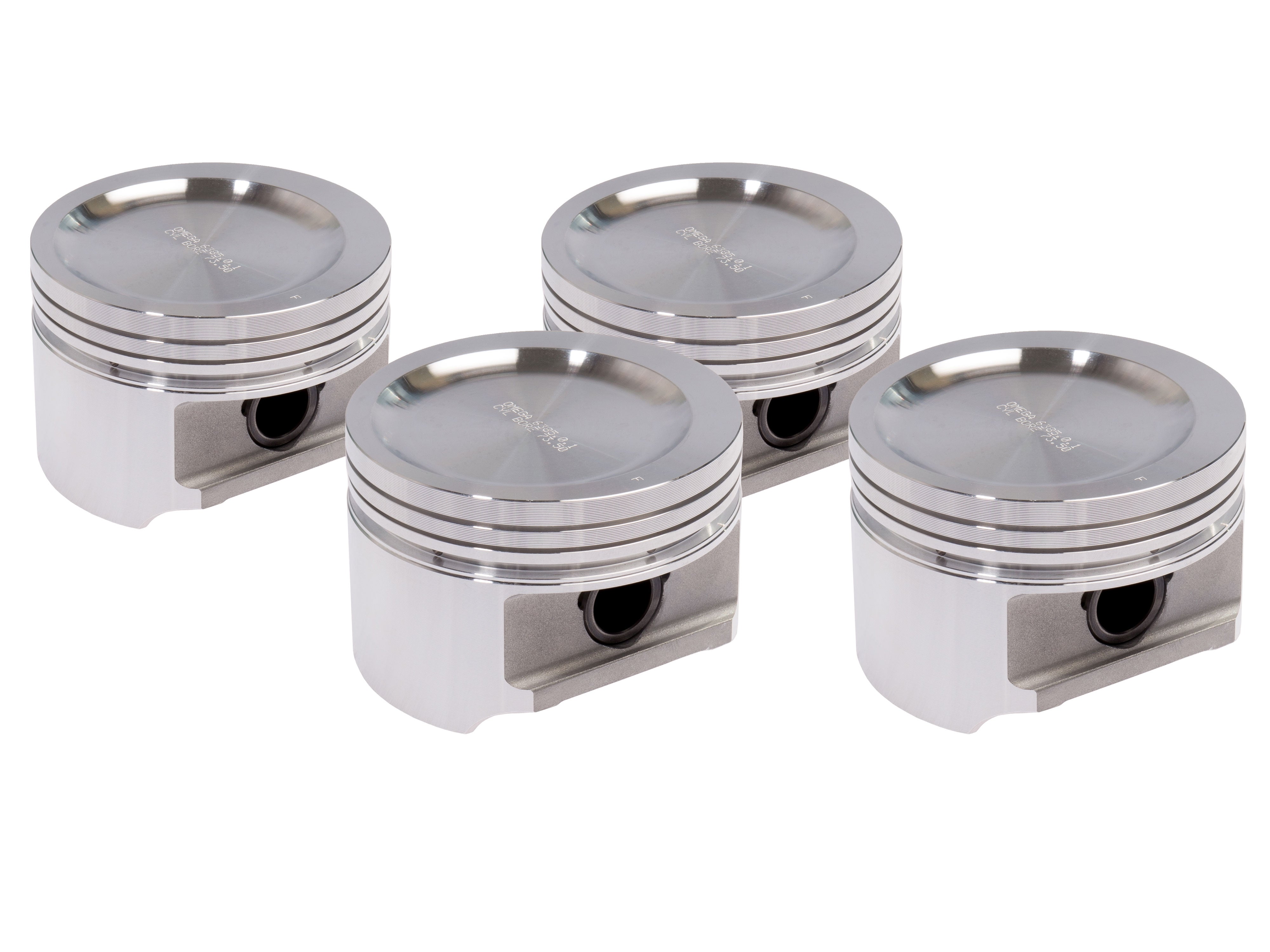 OMEGA FORGED PISTONS 73.5mm - VARIOUS SHORT HEIGHTS | MED